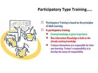 Training of Trainers