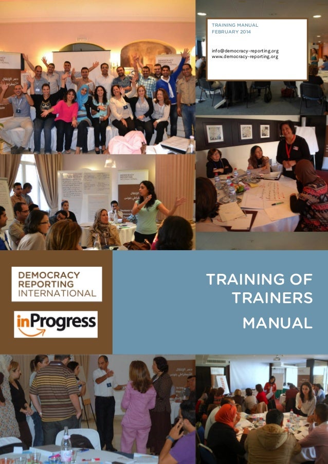 Training Of Trainers Manual