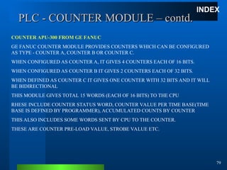 Plc Counter Module Comprehensive Guide to DC Motor Drives and PLC Basics | PPT
