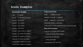 Scale Size Examples A Journey to the World of GIS | PPTX