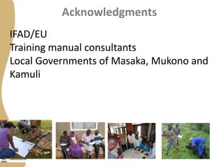 Training on management of endemic diseases for pig value chains in Uganda