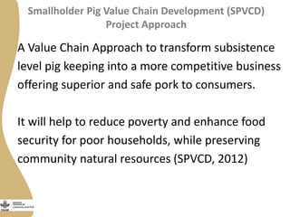 Training on management of endemic diseases for pig value chains in Uganda