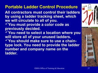 Training on Stair Ladders Safety (height work).ppt