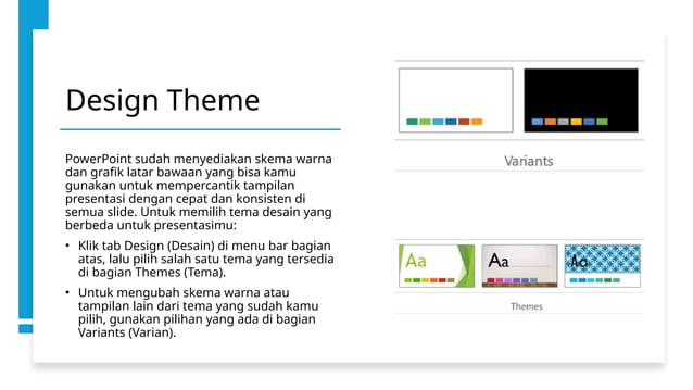 Training PowerPoint Modul Dasar - Mengenal Power Point | PPTX