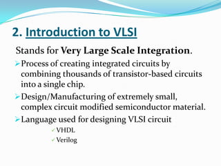 VLSI Training presentation | PPT