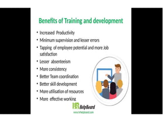 Training And Development In H Rmp Training and Development in HRM | PPTX