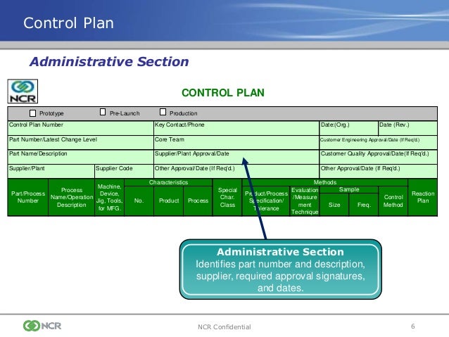 Training ppt for control plan