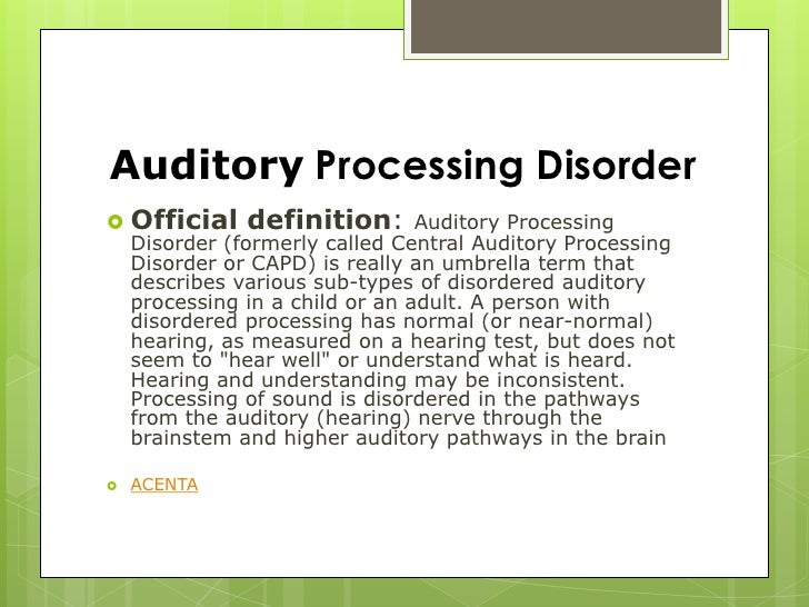 Help For Auditory Processing Disorder In Adults irishrevizion