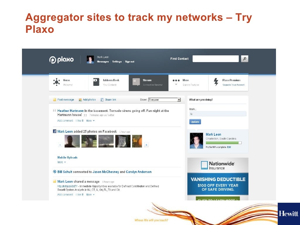 Aggregator sites to track my