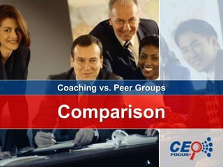 Coaching vs. Peer Groups


Comparison
 