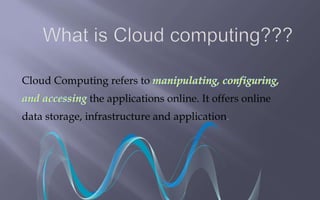 Cloud Computing Training Presentation | PPTX