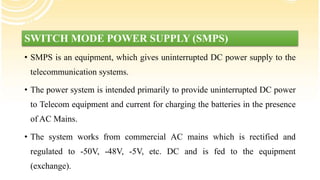 BSNL Internship presentation for Electrical and Electronics | PPTX