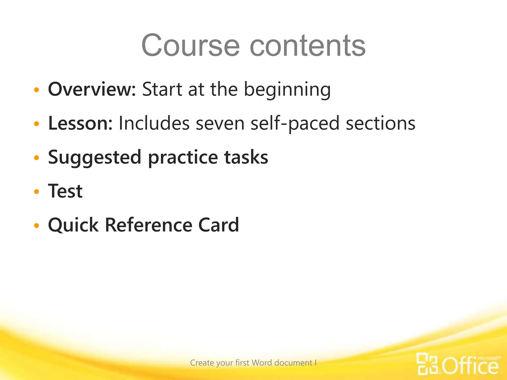 training presentation - create your first word document i.pptx
