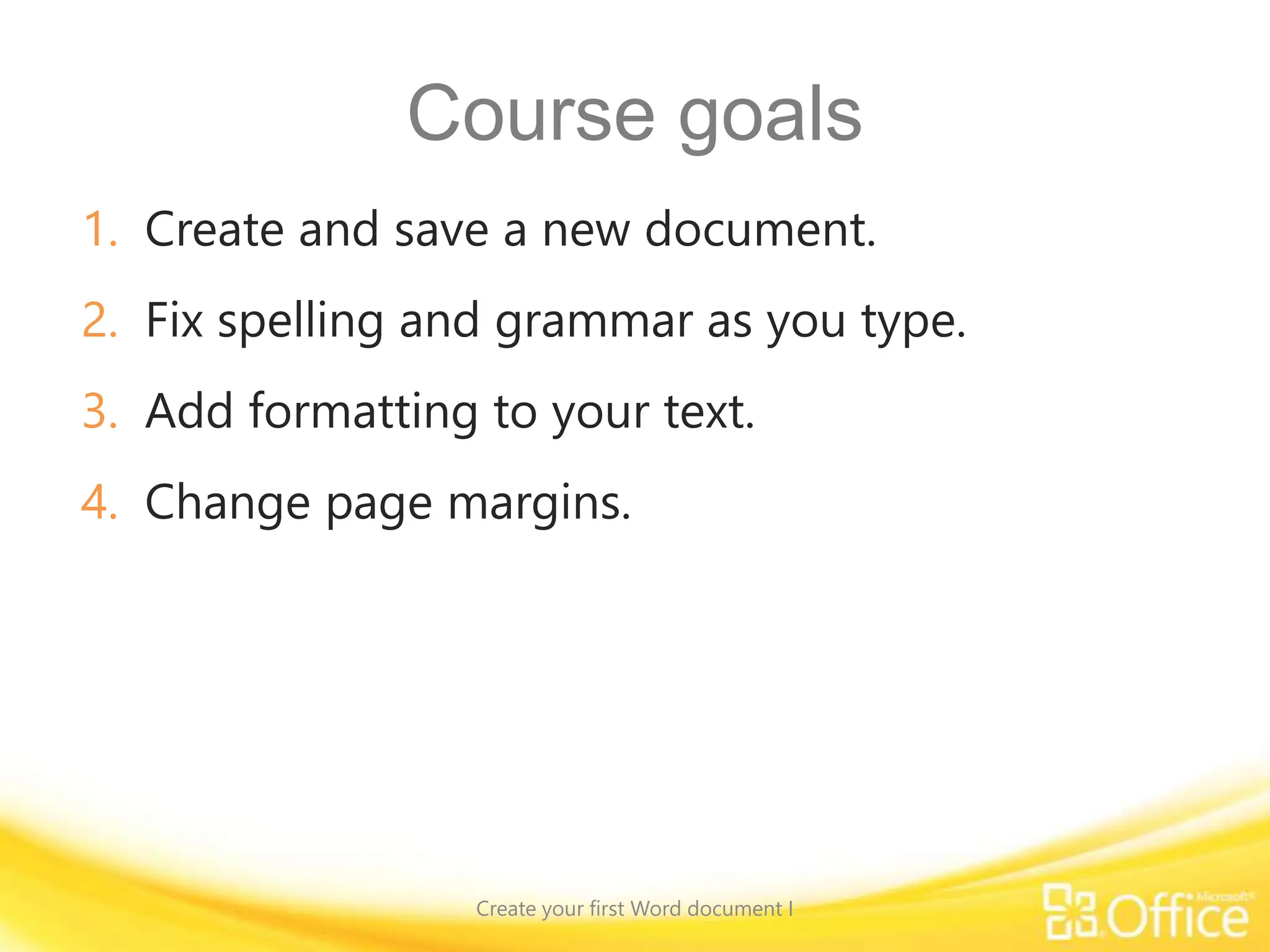training presentation - create your first word document i.pptx