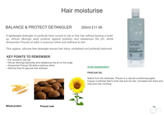 Facial treatmentPERFECT RADIANCE FACIAL POLISH100ML £12.99A deliciously creamy facial scrub to polish and perfect, suitable for all skin types. Organic Acai pulp powder buffs away imperfections whilst Brazilian Acerola brightens and moisturises for a flawless finish.This remarkable face treatment leaves skin smooth, radiant and visibly hydrated.KEY POINTS TO REMEMBER: For all skin types. 