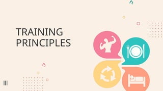 Comprehensive Training Symbolic Comprehensive Training Principles for Effective Fitness and Recovery | PPTX