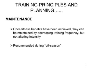 TRAINING PRINCIPLES AND PLANNING powerpoint.ppt