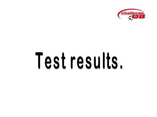 Test results. 
