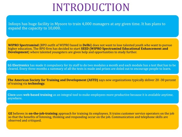 Training, process flow chart sop's | PPTX
