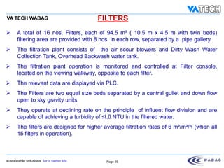 Filter Gullet Training process manual for wtp narmada | PPTX