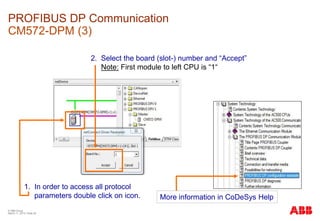 communication AC500 profibus dp s500-i/os basic module | PDF