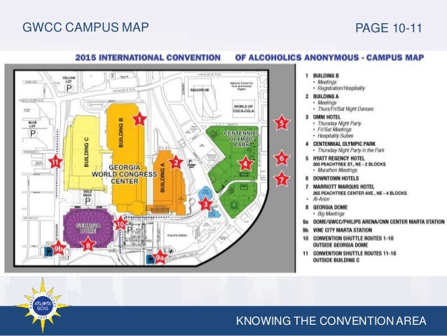 Georgia World Congress Center Map Georgia World Congress Center Map