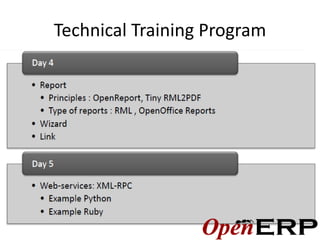 Technical Training Program
 