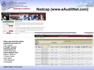 Eauditnet Training rcca nadcap style - juli 2019 | PPT
