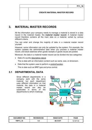 Training Reference Document Template