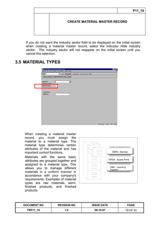 Training Reference Document Template