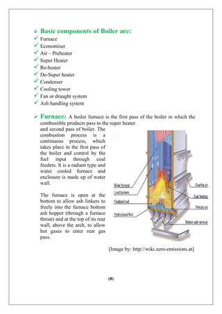 Training report- Boiler and Thermal Plants. | PDF