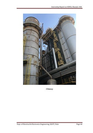 Internship Report on SEWA, Sharjah, UAE
Dept. of Electrical & Electronics Engineering, SJCET, Palai Page 68
Chimney
 