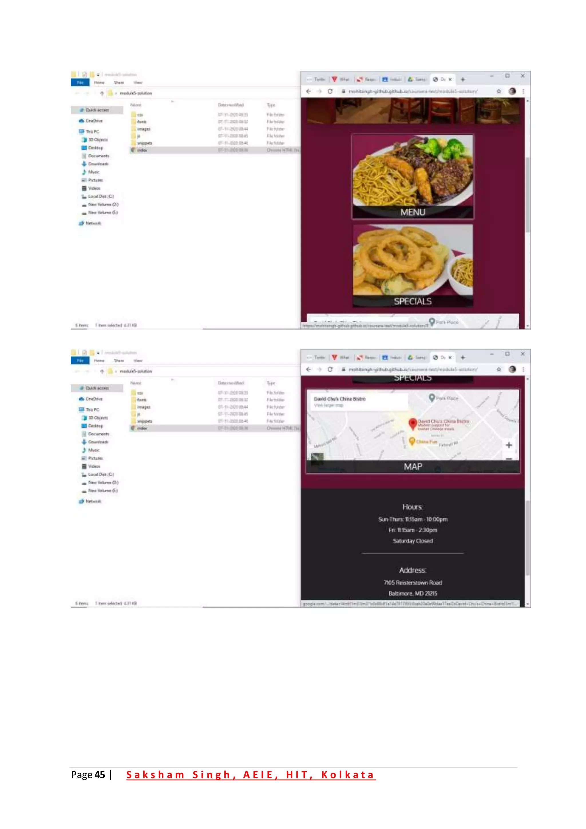 Page 45 | S a k s h a m S i n g h , A E I E , H I T , K o l k a t a
 