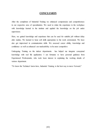 Training report on bokaro steel plant | DOCX