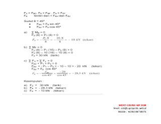 ! ! !
SHORT&COURSE&SAP&2000&
Email!:!edi@supriyanto.web.id!
Mobile!:!+6281338718071!
!
!
 