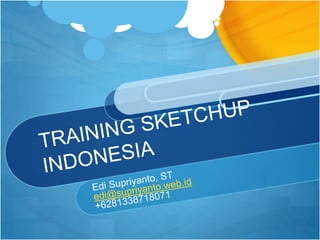 Training Sketchup Indonesia