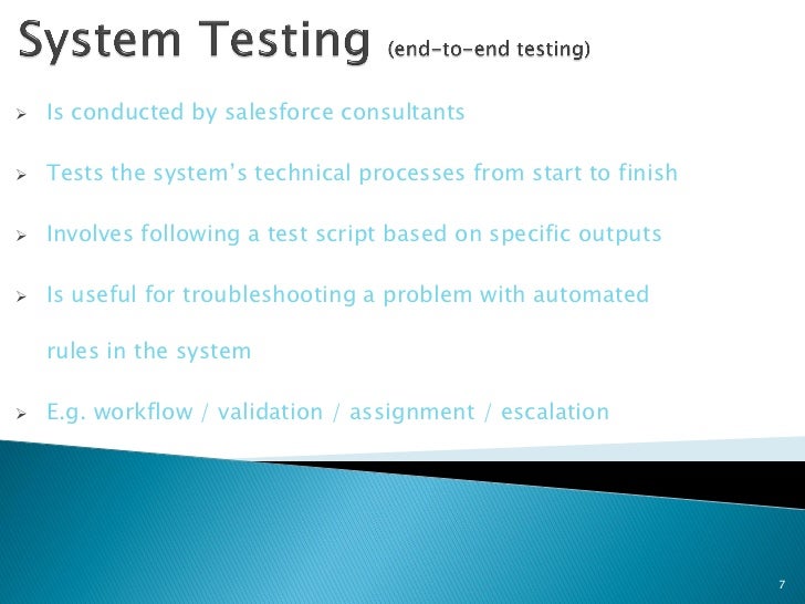 test salesforce