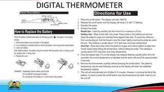 DIGITAL THERMOMETER
 