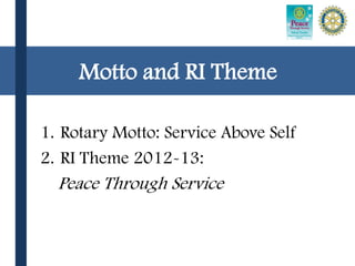 Training slides for newly chartered clubs ry2012 13
