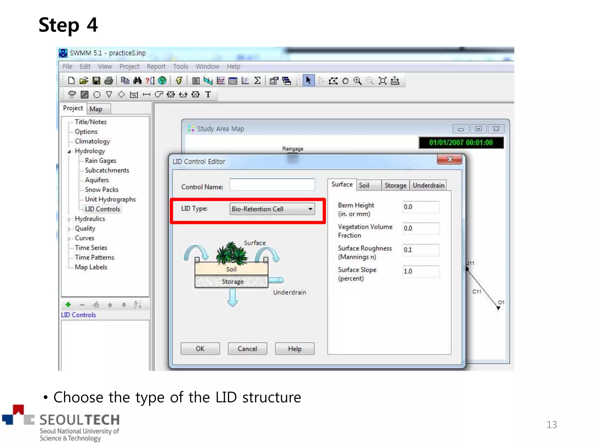 • Choose the type of the LID structure
Step 4
13
 