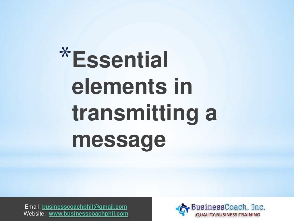 Training the trainers