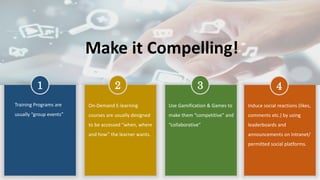 Transforming Training Programs into Powerful E-Learning Modules | PPTX