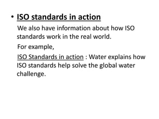 Iso Standard Lessons Training under international standard organization (iso) | PPTX