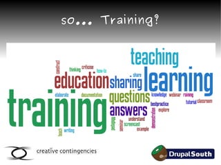 Trainingwheels - Learning and Teaching Drupal