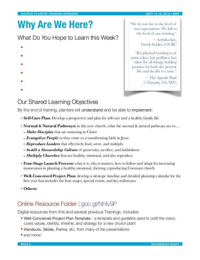 training workbook template