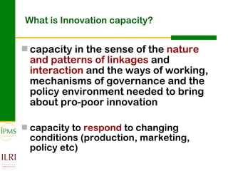 Analysing and documenting innovation and innovation processes
