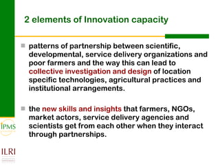 Analysing and documenting innovation and innovation processes