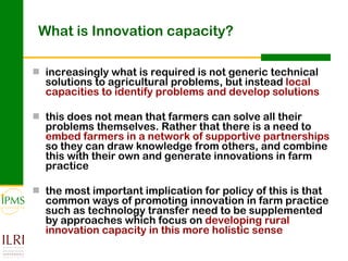Analysing and documenting innovation and innovation processes
