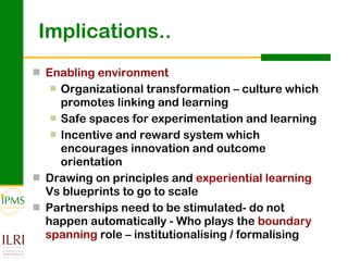 Analysing and documenting innovation and innovation processes