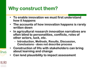 Analysing and documenting innovation and innovation processes